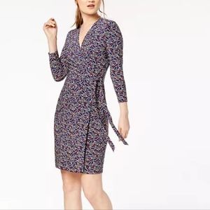 Anne Klein Faux-Wrap Dress Size XL Career Office Church